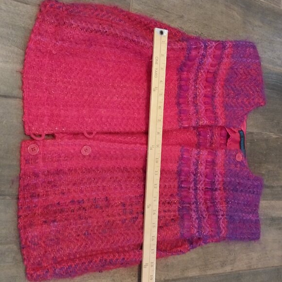 Vintage 80s Handwoven Fiberworks Vest - Picture 9 of 10